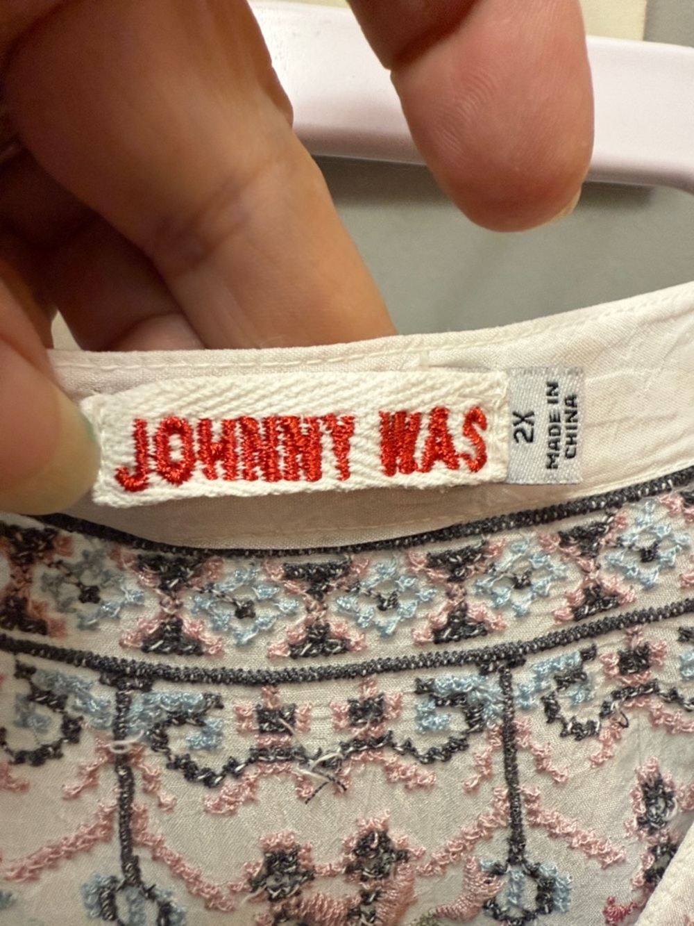 Johnny Was Sundae Embroidered Tunic 2X - Picture 8 of 8